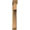 Ekena Millwork Westlake Traditional Rough Sawn Bracket w/ Offset Brace, Western Red Cedar, 6"W x 32"D x 40"H BKT0604X32X40WTL01RWR - alternate 2